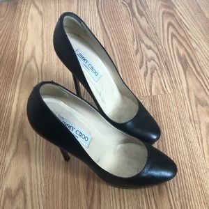 Jimmy Choo black stilleto heels